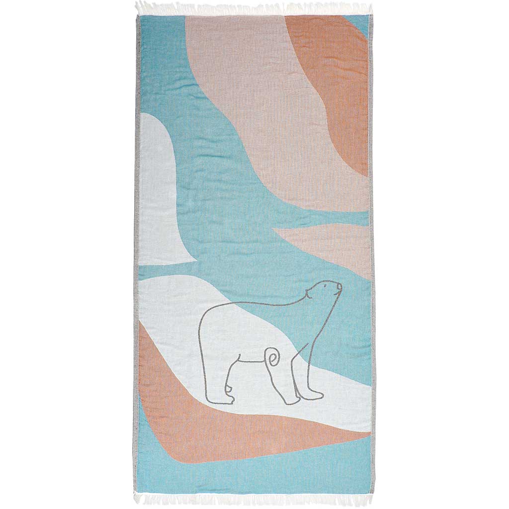 Polar Bear Hooded Towel for Adults / XL Hooded Towels / Personalized Gift /  Arctic Animals 