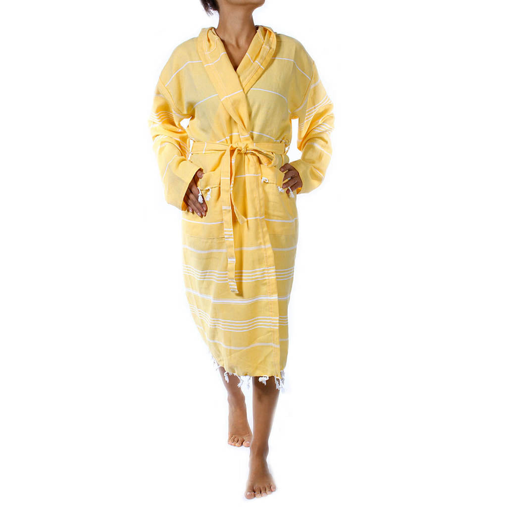 Men's women's Unisex bathrobes 100% Turkish cotton super absorbent quick dry light weight custom logo embroidered peshtemal changing robe