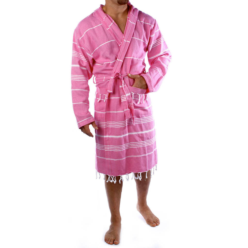 Men's women's Unisex bathrobes 100% Turkish cotton super absorbent quick dry light weight custom logo embroidered peshtemal changing robe