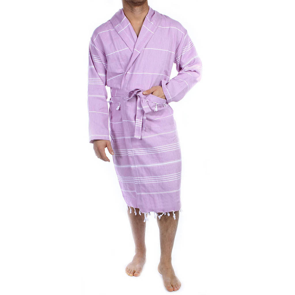 Men's women's Unisex bathrobes 100% Turkish cotton super absorbent quick dry light weight custom logo embroidered peshtemal changing robe