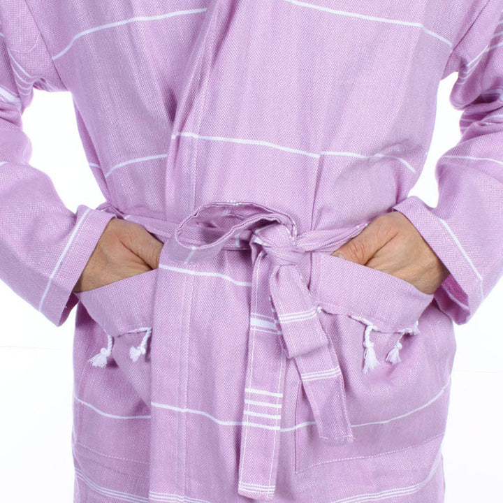 Men's women's Unisex bathrobes 100% Turkish cotton super absorbent quick dry light weight custom logo embroidered peshtemal changing robe