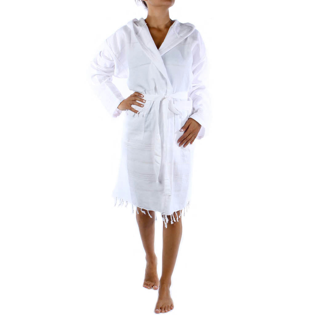 Men's women's Unisex bathrobes 100% Turkish cotton super absorbent quick dry light weight custom logo embroidered peshtemal changing robe