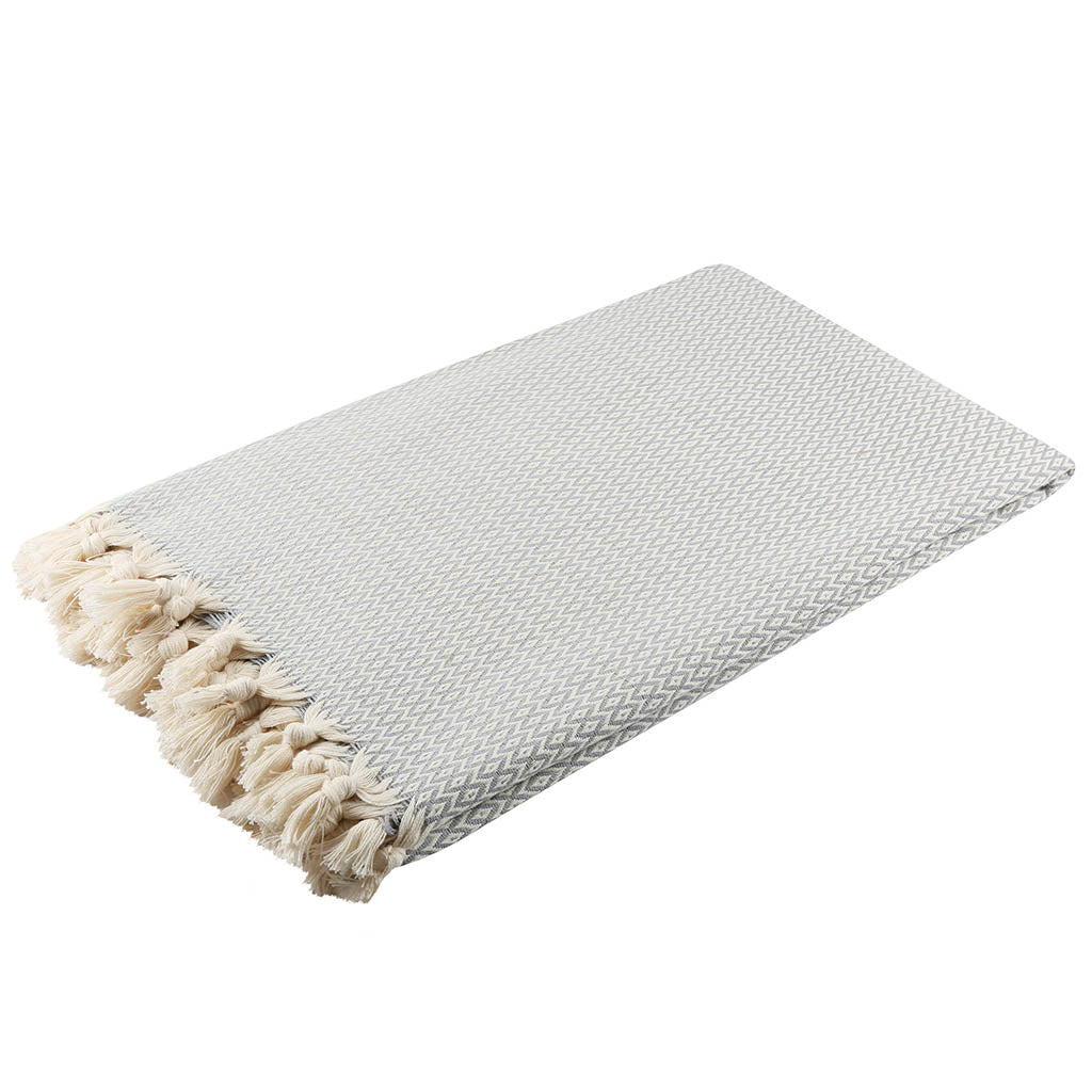 Wholesale custom throw blankets 100% Turkish cotton cozy comfy throws for bed sofa home decor beach picnic lightweight