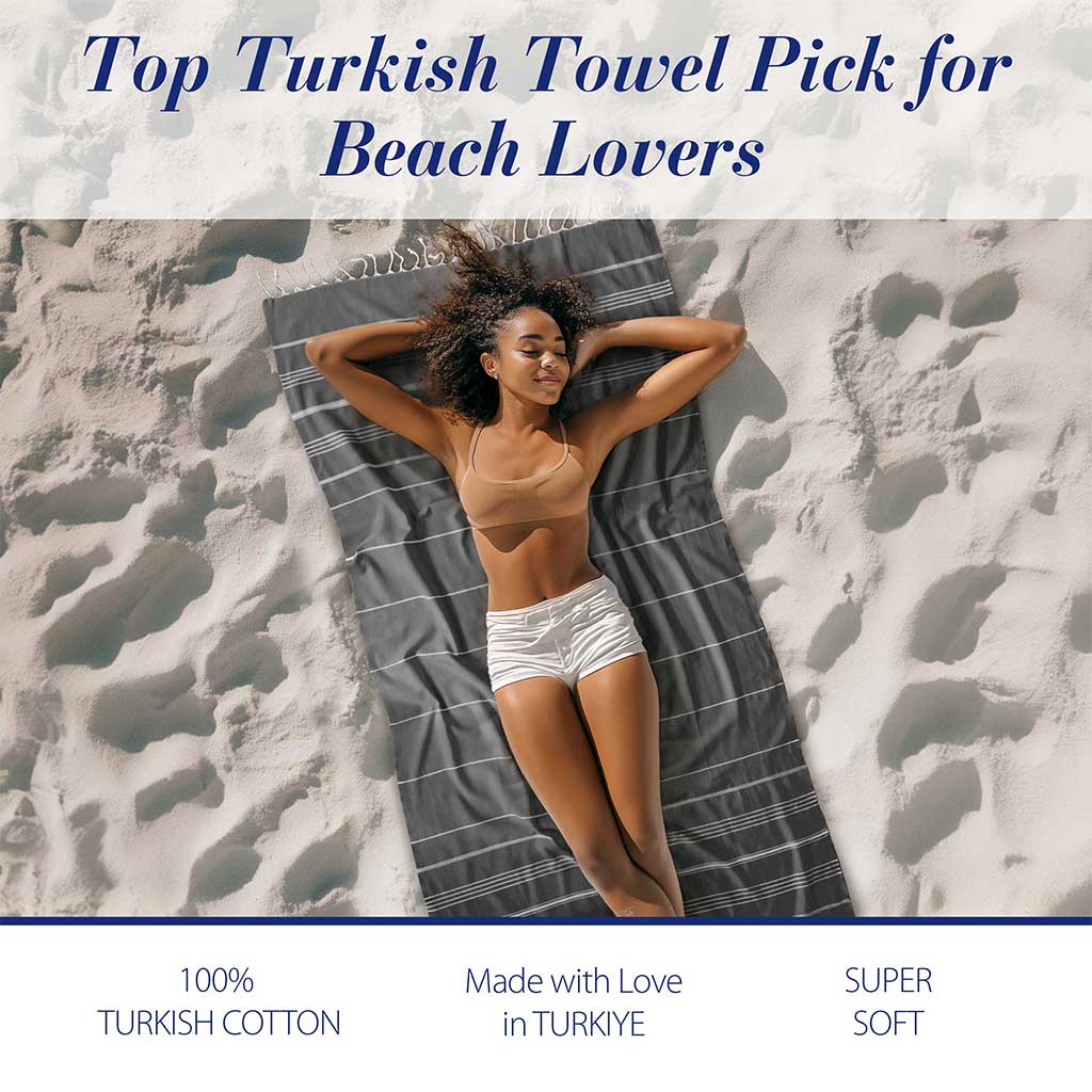 Wholesale Custom Turkish beach towels 100% cotton bath towel sets lightweight absorbent sand free quick drying Peshtemal