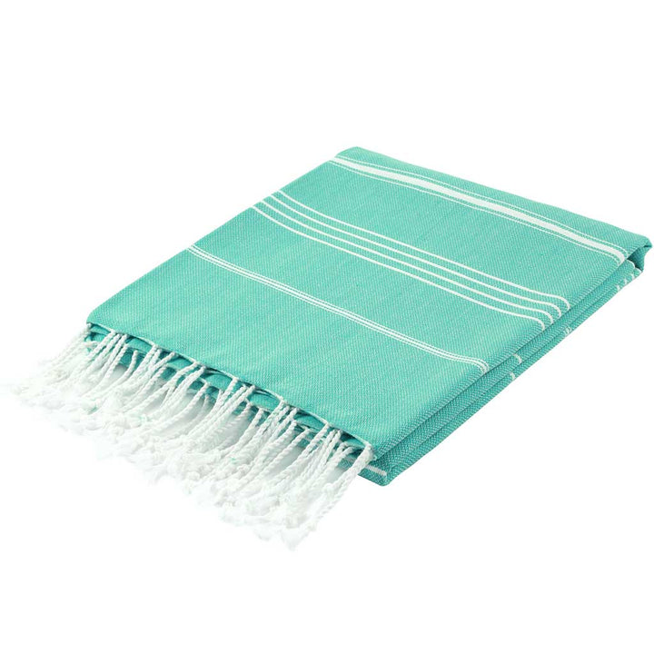 Wholesale Custom Turkish beach towels 100% cotton bath towel sets lightweight absorbent sand free quick drying Peshtemal