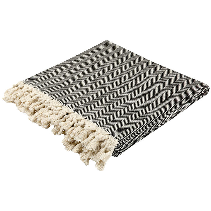 Wholesale Turkish throw Blanket 100% cotton decorative home decor peshtemal custom blanket organic cotton high quality