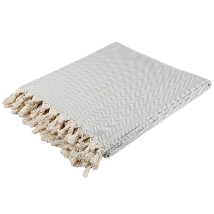 Wholesale Turkish throw Blanket 100% cotton decorative home decor peshtemal custom blanket organic cotton high quality