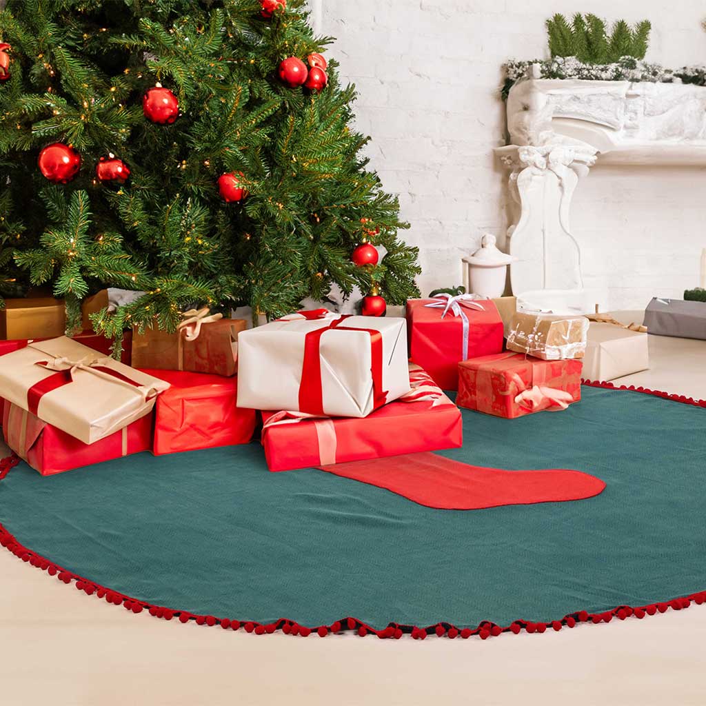 Christmas Round Pestemal Throw Decor blanket